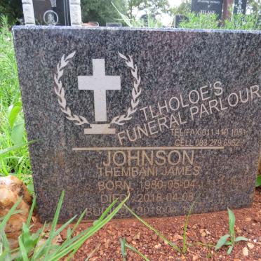 JOHNSON Thembani James 1980-2018