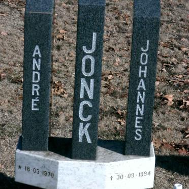 JONCK André Johannes 1970-1994