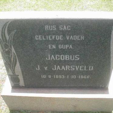 JAARSVELD Jacobus, J. van 1893-1968