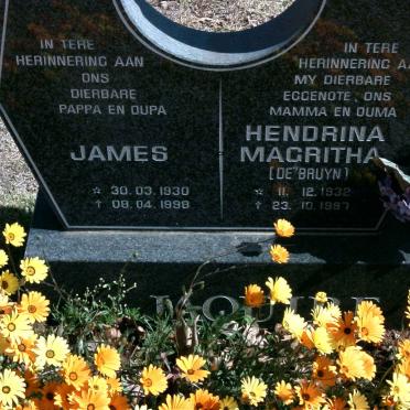 JAQUIRE James 1930-1998 &amp; Hendrina Magritha DE BRUYN 1932-1997
