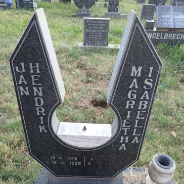 JACOBS Jan Hendrik 1945-1993 &amp; Magrietha Isabella