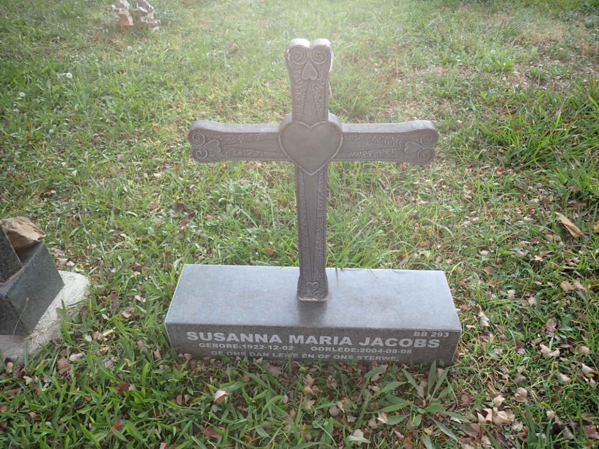 JACOBS Susanna Maria 1922-2004