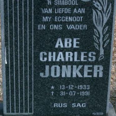 JONKER Abe Charles 1933-1991