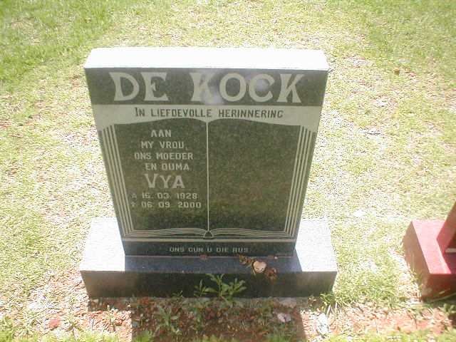 KOCK Vya, de 1928-2000