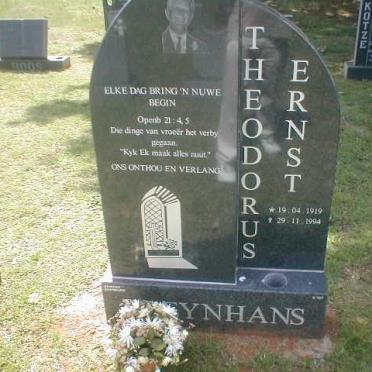 KLEYNHANS Theodorus Ernst 1919-1994