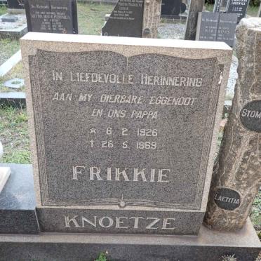 KNOETZE Frikkie 1926-1969