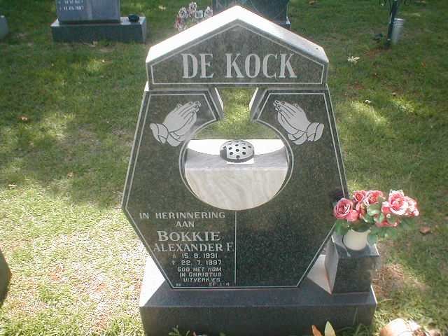 KOCK Alexander F., de 1931-1997