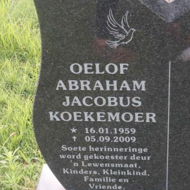 KOEKEMOER Oelof Abraham Jacobus 1959-2009