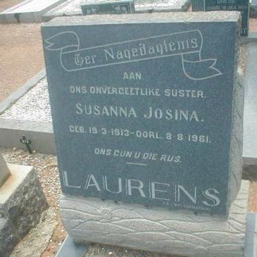 LAURENS Susanna Josina 1913-1961
