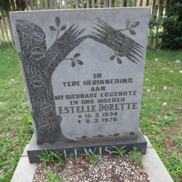 LEWIS Estelle Dorette 1934-1976