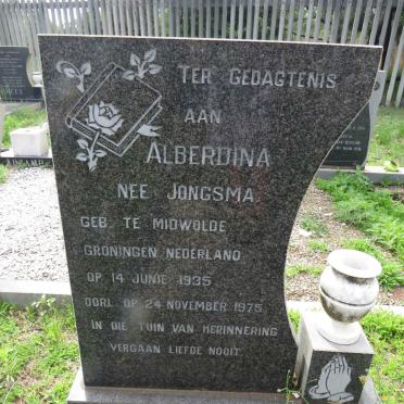LABUSCHAGNE Alberdina nee JONGSMA 1935-1975