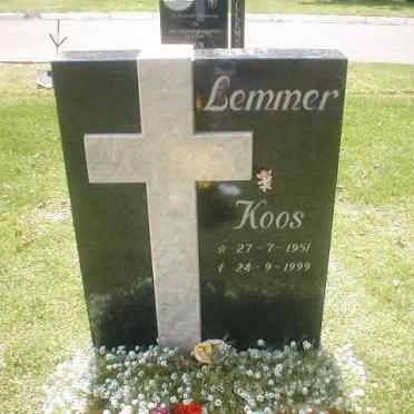 LEMMER Koos 1951-1999