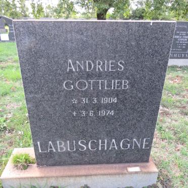 LABUSCHAGNE Andries Gottlieb 1904-1974