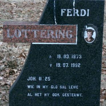 LOTTERING Ferdi 1973-1992