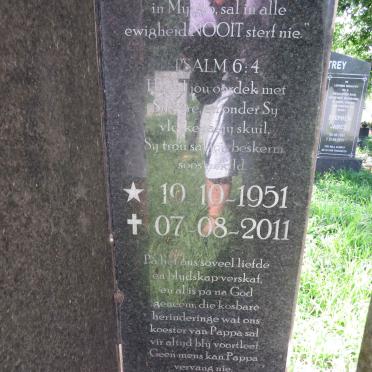 LATSKI Johannes Abraham 1951-2011