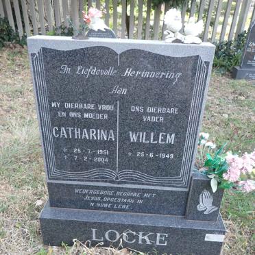 LOCKE Willem 1949- &amp; Catharina 1951-2004