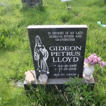 LLOYD Gideon Petrus 1935-2008