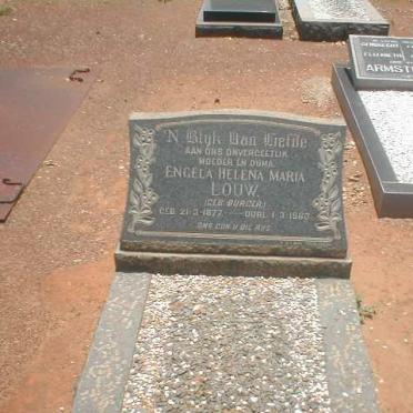 LOUW Engela Helena Maria nee BURGER 1877-1960