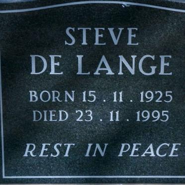 LANGE Steve, de 1925-1995
