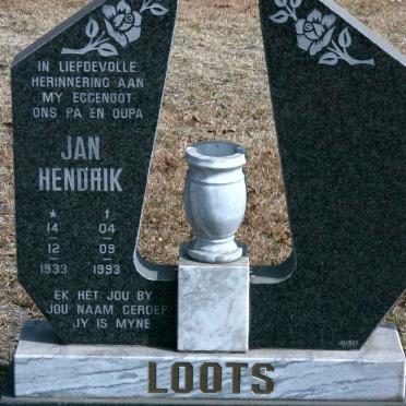 LOOTS Jan Hendrik 1933-1993