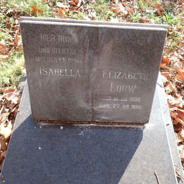 LOUW Isabella Elizabeth 1906-1996