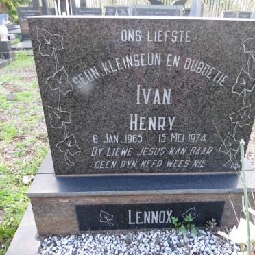 LENNOX Ivan Henry 1965-1974