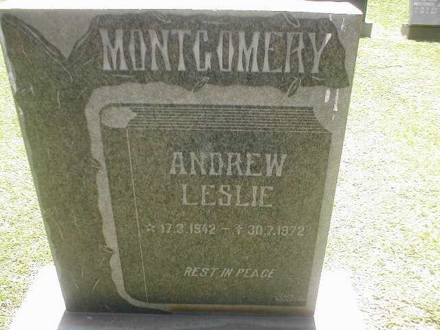 MONTGOMERY Andrew Leslie 1942-1972