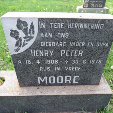 MOORE Henry Peter 1908-1978