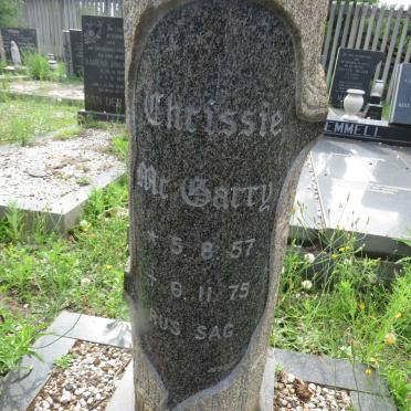 MCGARRY Chrissie 1957-1975