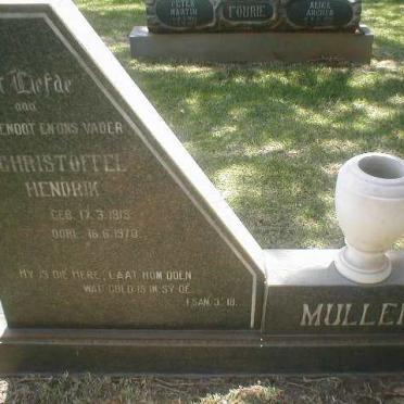 MULLER Christoffel Hendrik 1915-1970
