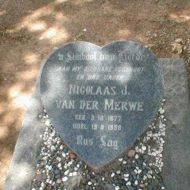 MERWE Nicolaas J., van der  1877-1958