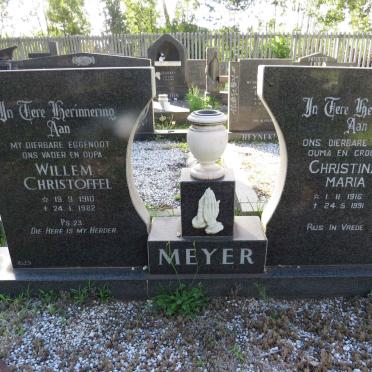 MEYER Willem Christoffel 1910-1982 &amp; Christina Maria 1916-1991