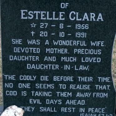 MARTIN Estelle Clara 1956-1991