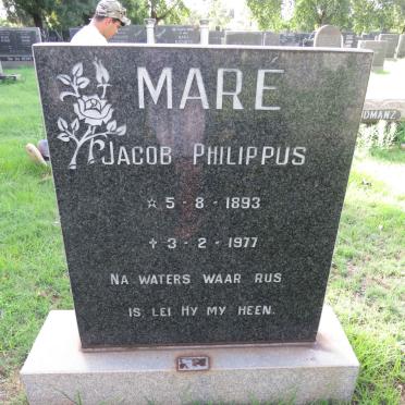 MARÉ Jacob Philippus 1893-1977