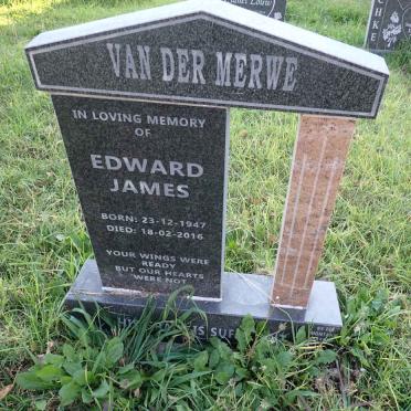 MERWE Edward James, van der 1947-2016