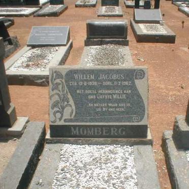 MOMBERG Willem Jacobus 1938-1962