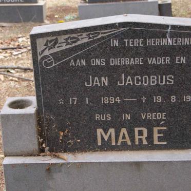 MARÉ Jan Jacobus 1894-1978