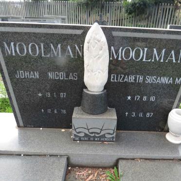 MOOLMAN Johan Nicolas 1907-1976 &amp; Elizabeth Susanna M. 1910-1987