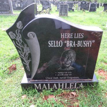 MALAHLELA Sello 1953-2018