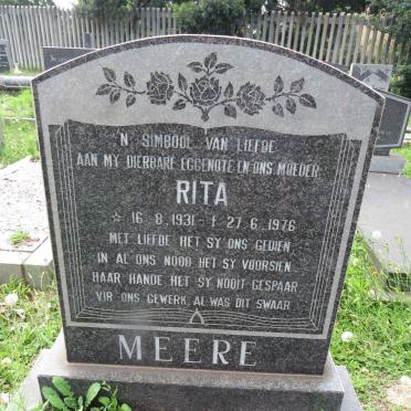 MEERE Rita 1931-1976