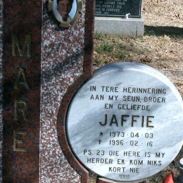 MARÉ Jaffie 1973-1996