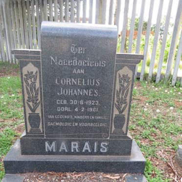 MARAIS Cornelius Johannes 1923-1961