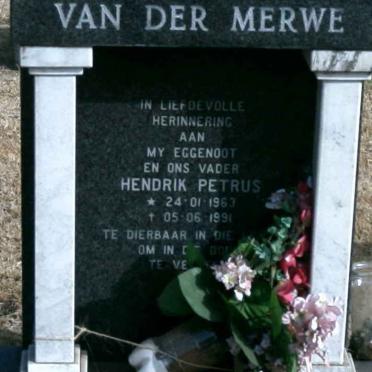 MERWE Hendrik Petrus, van der 1963-1991