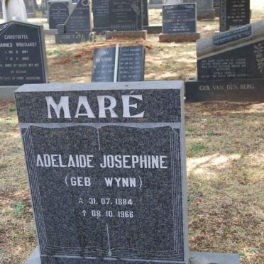 MARÉ Adelaide Josephine nee WYNN 1884-1966