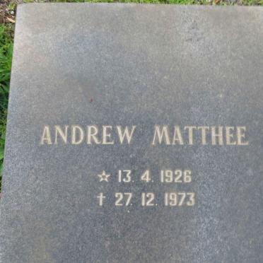 MATTHEE Andrew 1926-1973
