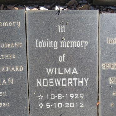 NOSWORTHY Wilma 1929-2012