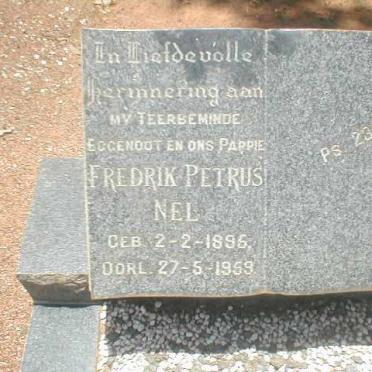 NEL Frederik Petrus 1896-1959