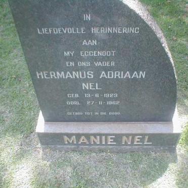 NEL Hermanus Adriaan 1923-1962