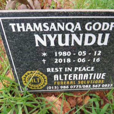 NYUNDU Thamsanqa Godfrey 1980-2018