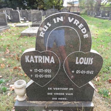 NEL Louis 1942- &amp; Katrina 1929-1999